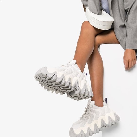 Eytys Shoes - NIB EYTYS Halo Chunky Platform Sneaker White Suede